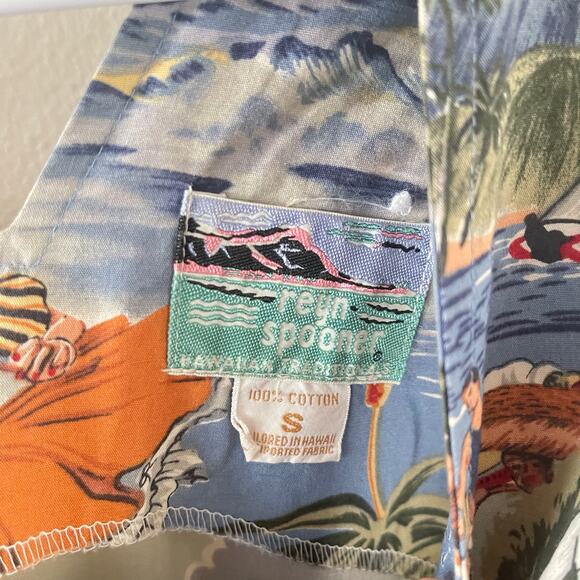 Reyn Spooner Hawaiian Print Mini Dress Womens Small Multicolor Tropical Sundress - Picture 3 of 9